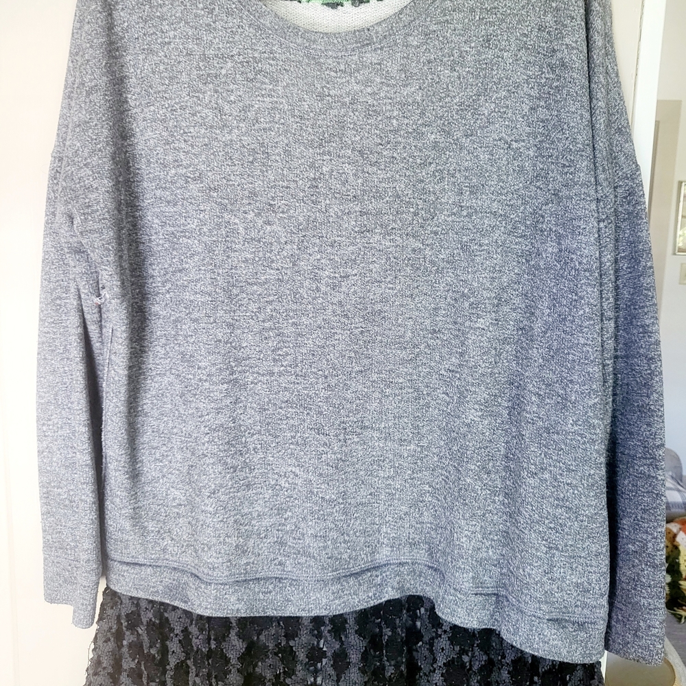 Gray Knit Sweater - Picture 2 of 3